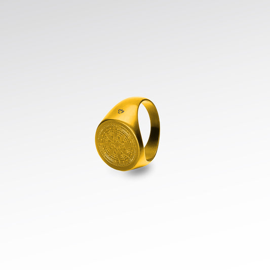 1403 compass star ring