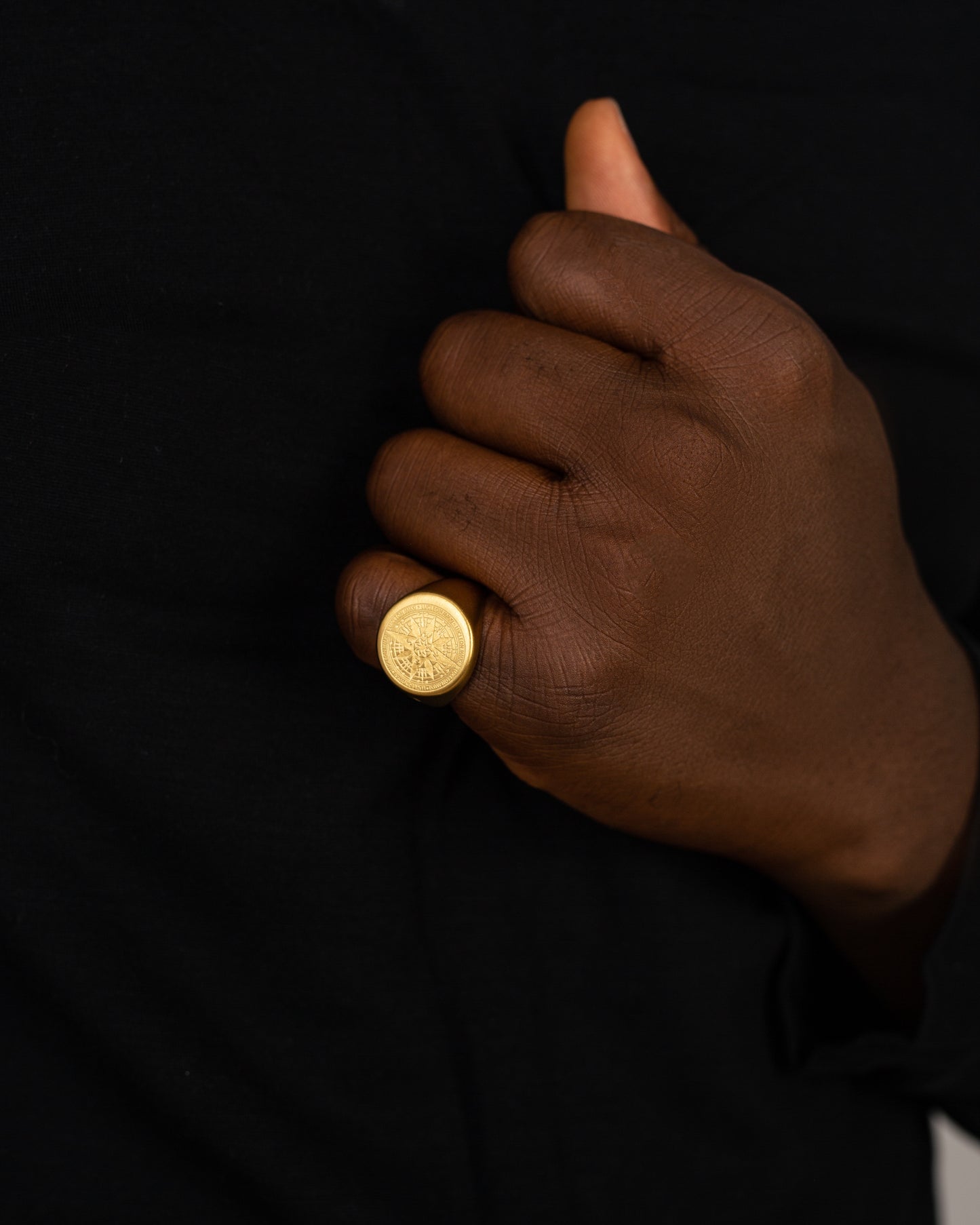 1403 compass star ring